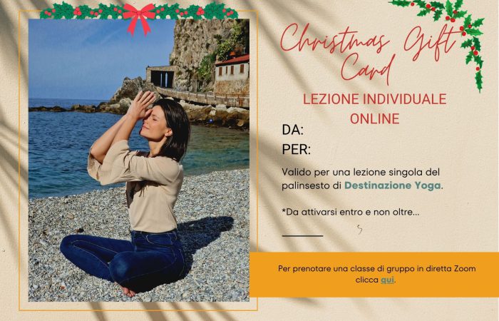 Buono Regalo di Natale Destinazione Yoga